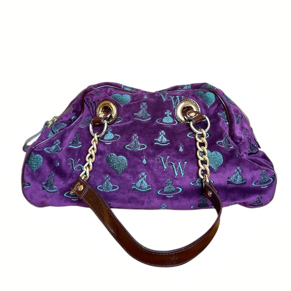 Vivienne Westwood Purple Bowling Bag - Picture 13 of 14